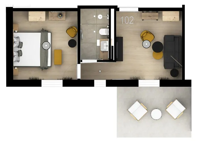 מלון Waldgut Naturresort Bad Gottleuba